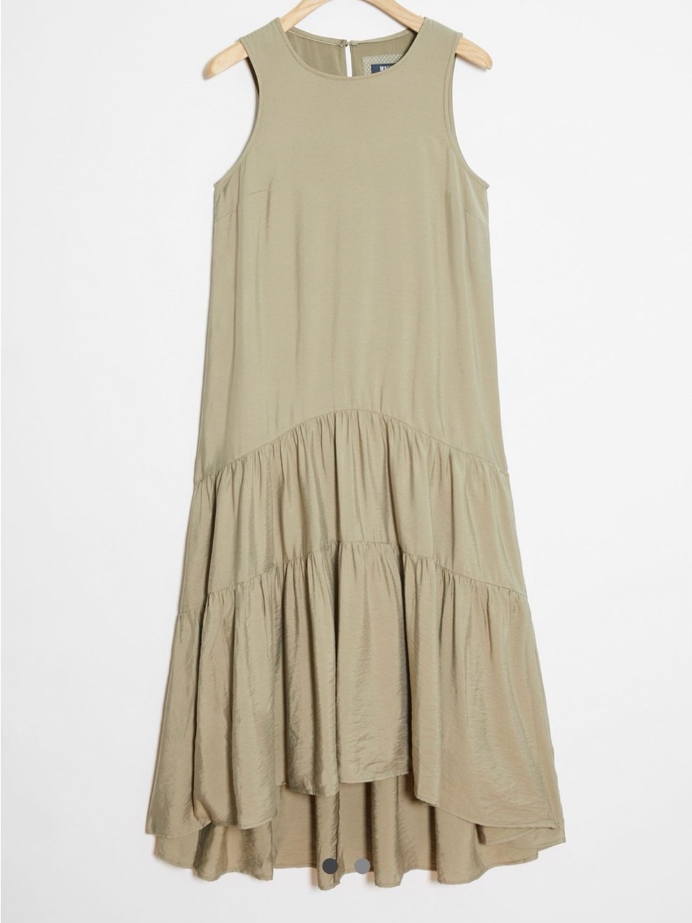 Anthropologie/Maeve Marlene Tiered Maxi Dress Moss S